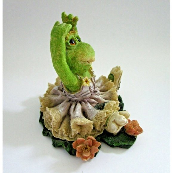 VTG Boyds Bears Wee Folkstone "TuTu C. Ribbit Frog Lake" #36703 Ballerina 1999 - Picture 2 of 7